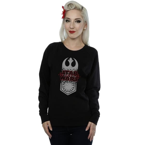 Star Wars Dam/Tjej The Last Jedi Symbol Crash Sweatshirt