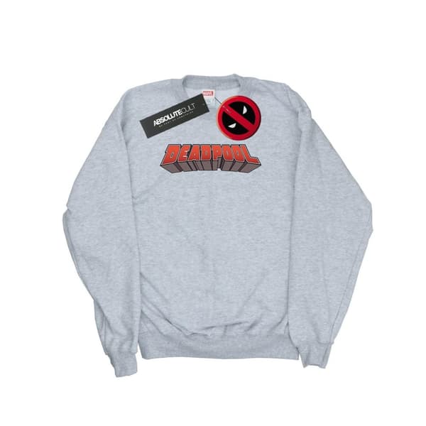 Marvel Dam/Tjej - Deadpool - Sweatshirt med textlogga