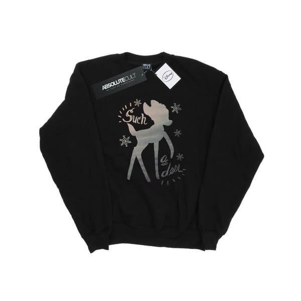 Disney Bambi vinterhjort sweatshirt för herrar Black 3XL