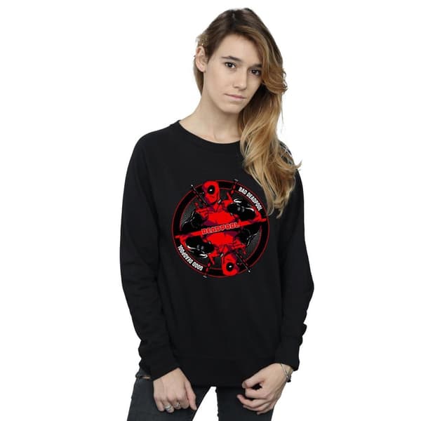 Marvel Dam/Tjej Deadpool Good Bad Sweatshirt