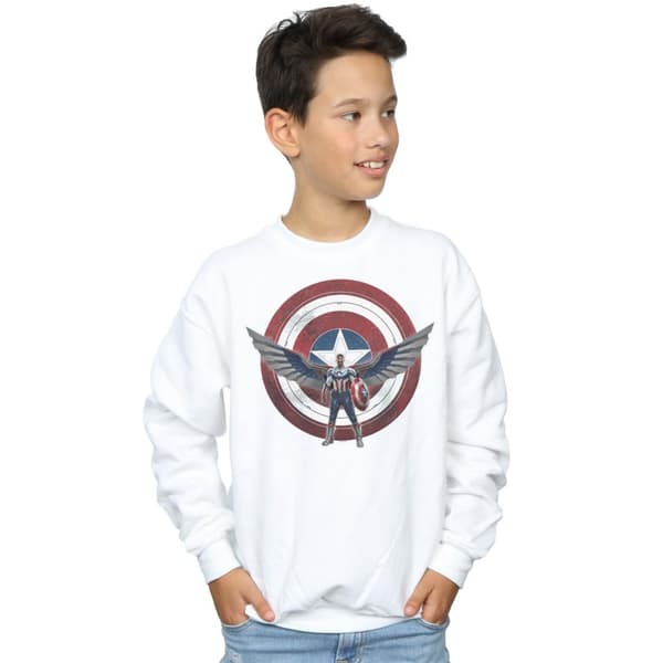 Marvel Pojkar - Falcon And The Winter Soldier Captain America Shield Pose-tröja