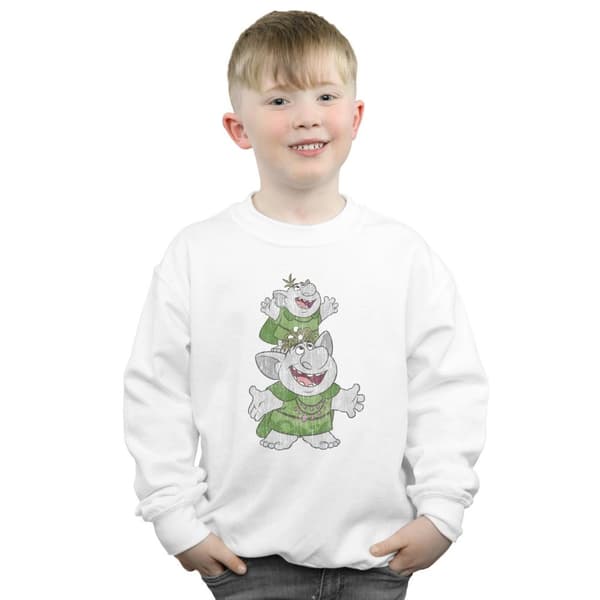 Disney Boys Frozen Handstacking Trolls Sweatshirt