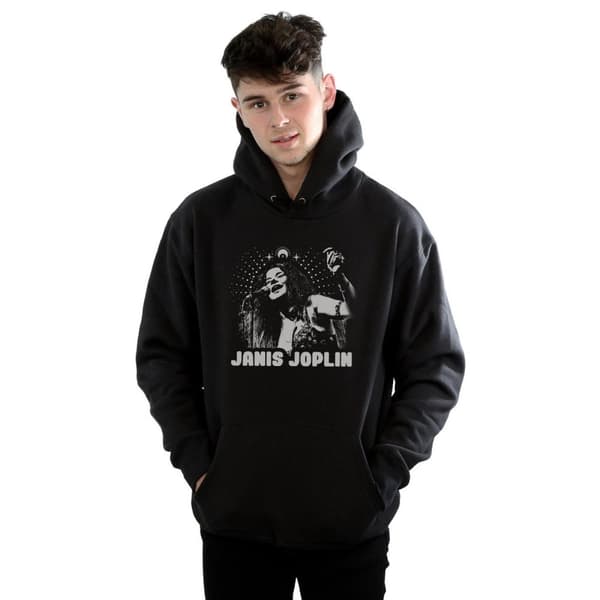 Janis Joplin Mens Spiritual Mono Hoodie