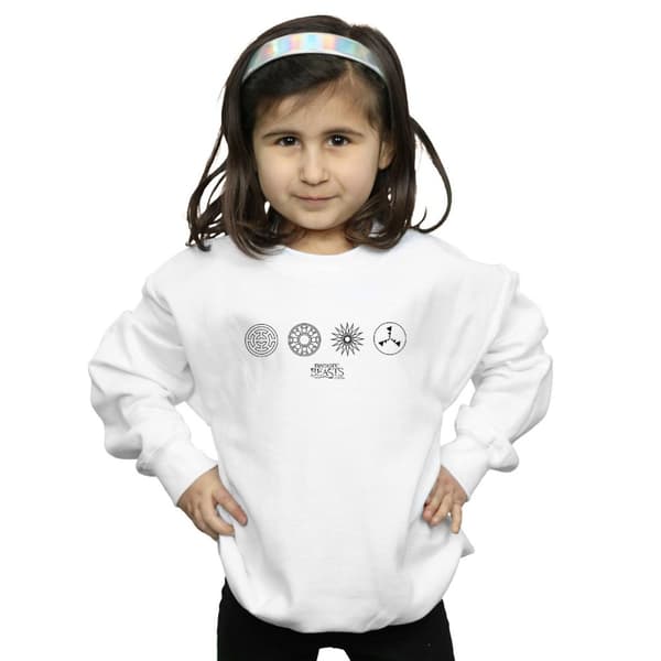 Fantastic Beasts Girls Circular Icons Sweatshirt