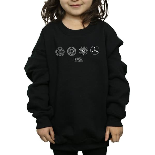 Fantastic Beasts Girls Circular Icons Sweatshirt