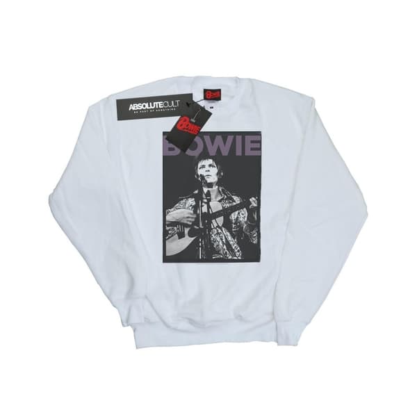 David Bowie Womens/Ladies Rock Poster Sweatshirt