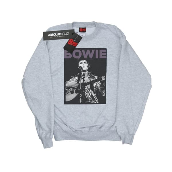 David Bowie Womens/Ladies Rock Poster Sweatshirt