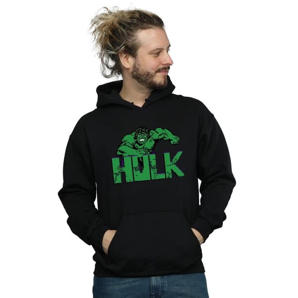 Marvel Mens Hulk Pixelated Hoodie