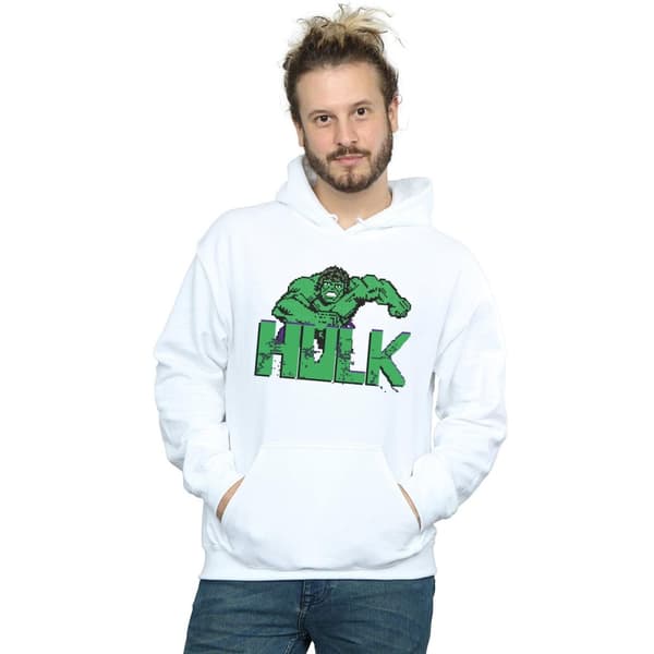 Marvel Mens Hulk Pixelated Hoodie