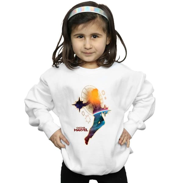 Marvel Girls Captain Marvel Nebula Flight Sweatshirt
