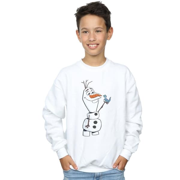Disney Pojkar Frozen 2 Olaf och Salamander Sweatshirt