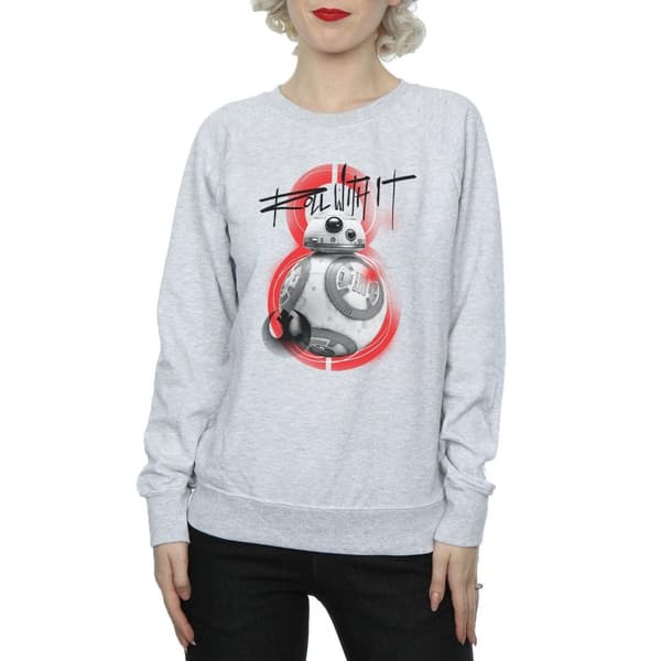 Star Wars Sweatshirt - The Last Jedi BB-8 Roll With It - dam/dam