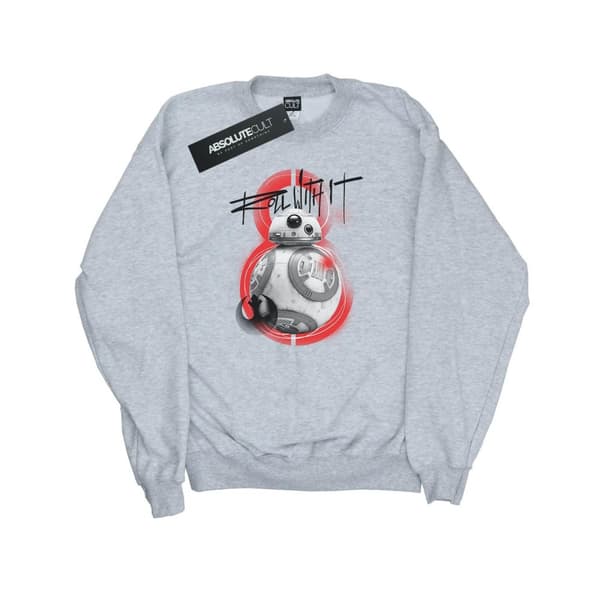 Star Wars Sweatshirt - The Last Jedi BB-8 Roll With It - dam/dam