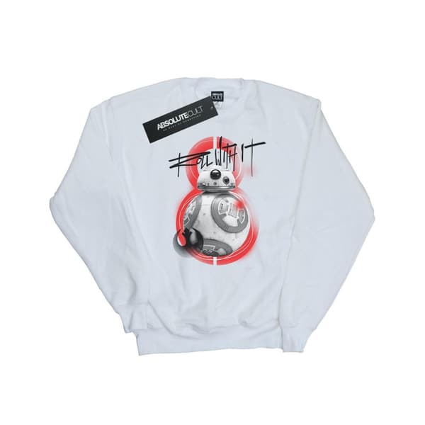 Star Wars Womens/Ladies The Last Jedi BB-8 Roll With It Sweatshirt