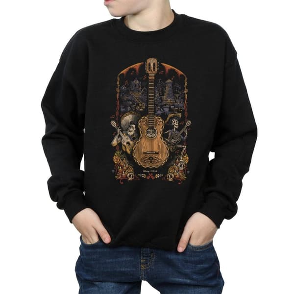 Disney Pojkar Coco - Sweatshirt med gitarraffisch