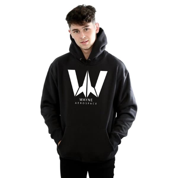 DC Comics Justice League Movie Wayne Aerospace-hoodie för herrar
