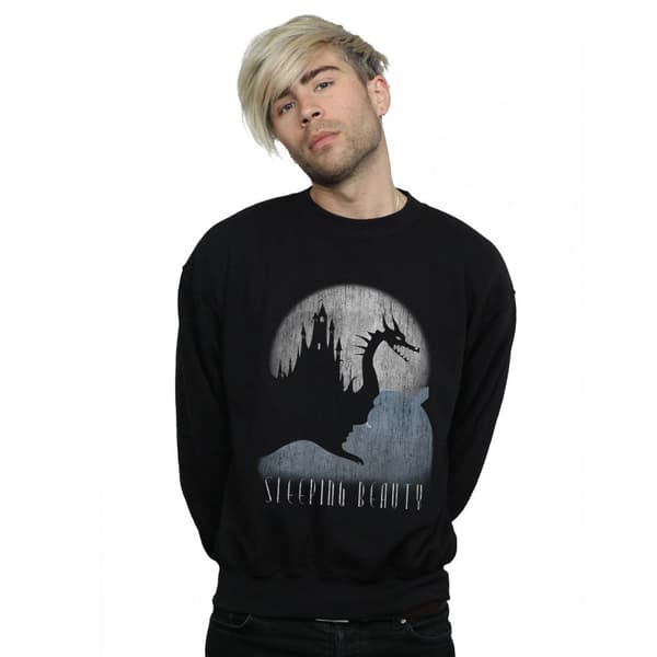 Disney Mens Sleeping Beauty Hidden Illusion Sweatshirt