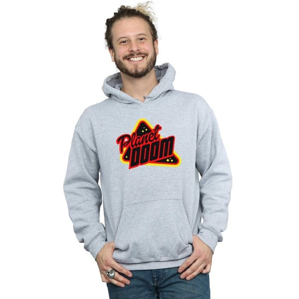 Ready Player One Mens Planet Doom Logo Hoodie