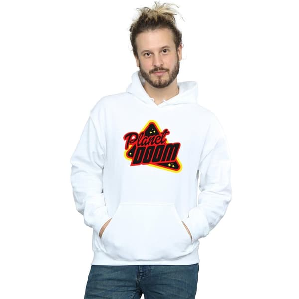 Ready Player One Mens Planet Doom Logo Hoodie