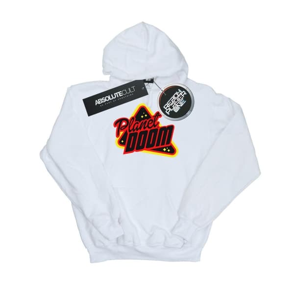 Ready Player One Mens Planet Doom Logo Hoodie
