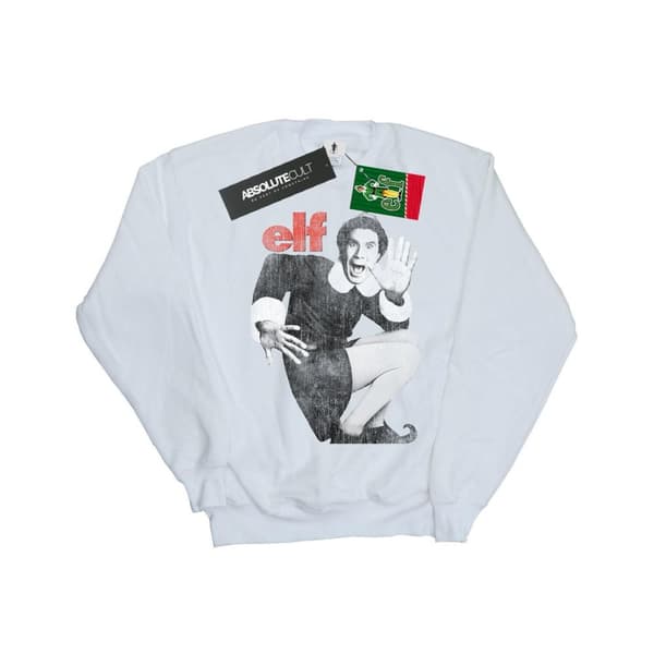 Elf Mono Distressed Poster-tröja för pojkar