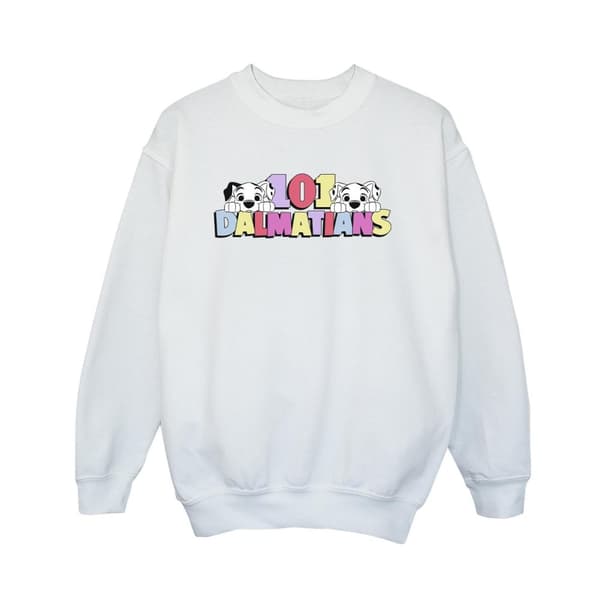 Disney Pojkar 101 Dalmatiner Sweatshirt i flera färger White 3-4 Years