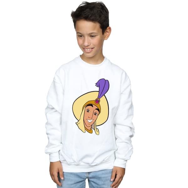 Disney Boys Aladdin Prince Ali Face Sweatshirt
