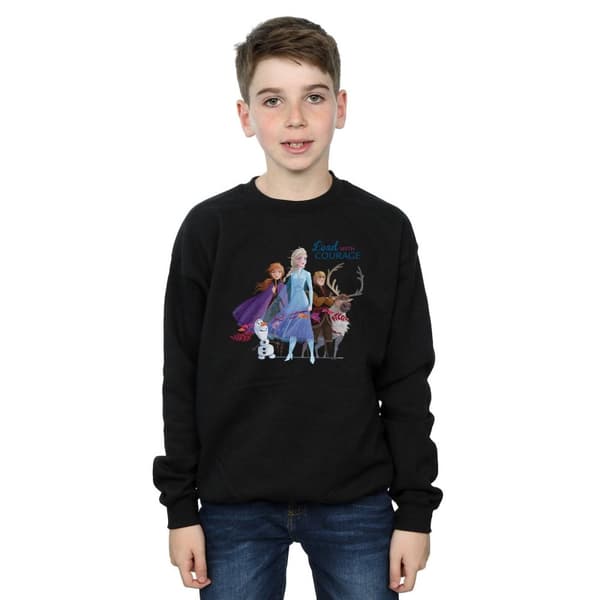 Disney Pojkar Frozen 2 Lead With Courage Sweatshirt