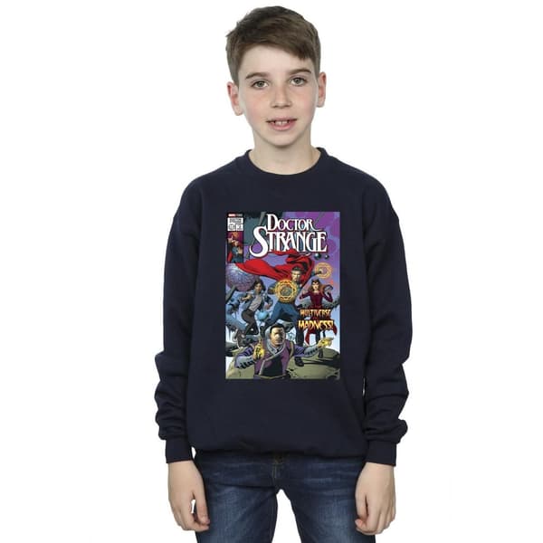 Marvel Boys Doctor Strange Comic Circles Sweatshirt