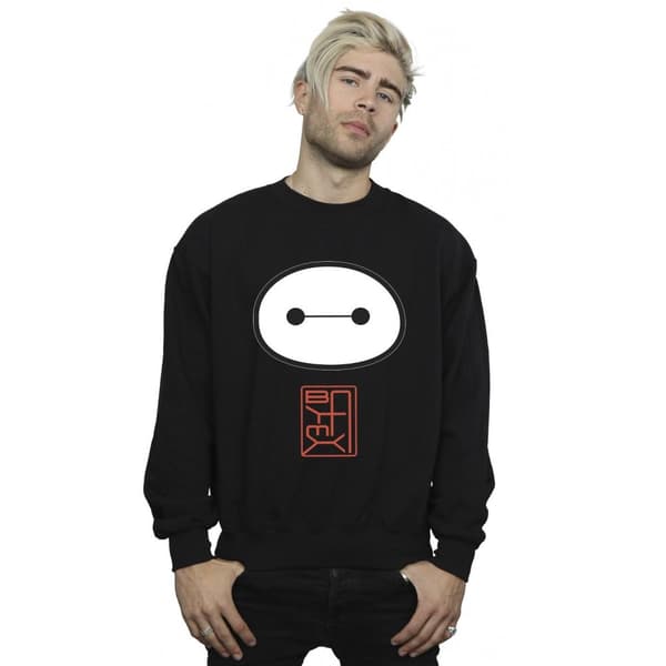 Disney Mens Big Hero 6 Baymax Icon Sweatshirt