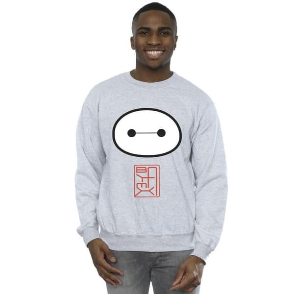 Disney Mens Big Hero 6 Baymax Icon Sweatshirt