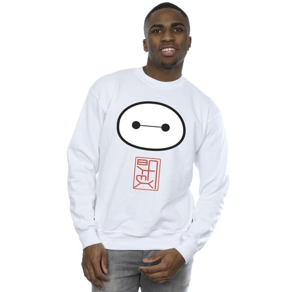 Disney Mens Big Hero 6 Baymax Icon Sweatshirt