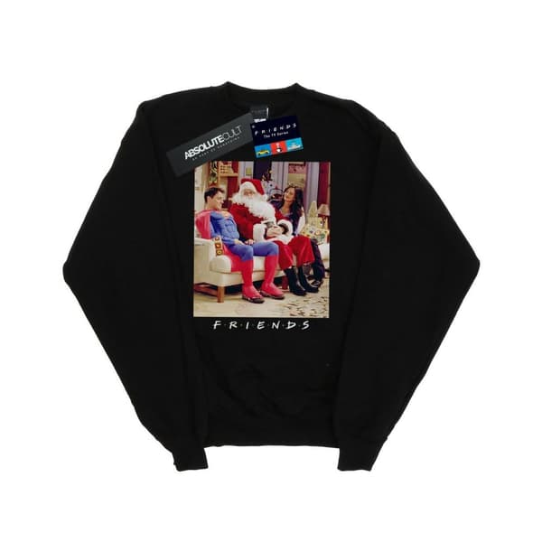 Friends Girls Superman And Santa Sweatshirt