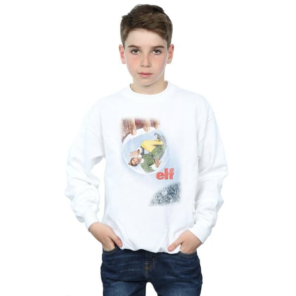 Elf Sweatshirt med prydlig affisch för pojkar