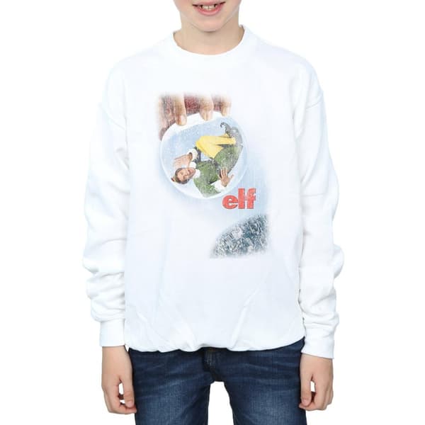 Elf Sweatshirt med prydlig affisch för pojkar