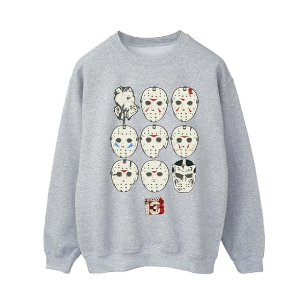 Friday The 13th Dam/Tjej Jason Masks Sweatshirt