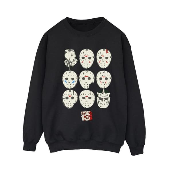 Friday The 13th Dam/Tjej Jason Masks Sweatshirt