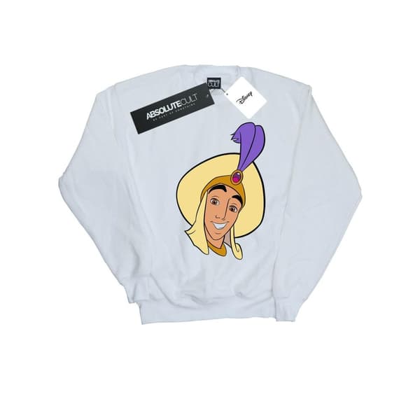 Disney Mens Aladdin Prince Ali Face Sweatshirt