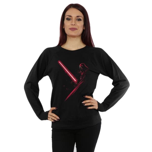 Star Wars Womens/Ladies Darth Vader Shadow Sweatshirt