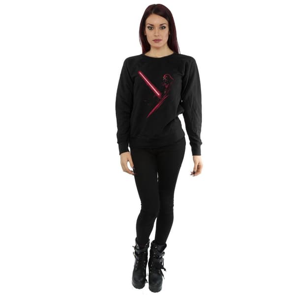 Star Wars Womens/Ladies Darth Vader Shadow Sweatshirt