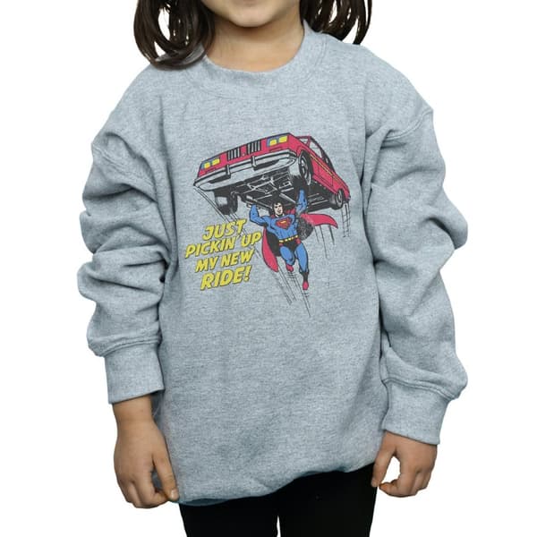 DC Comics Girls Superman New Ride Sweatshirt