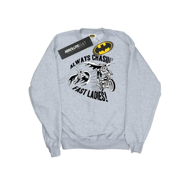 DC Comics Womens/Ladies Batman Always Chasin´ Sweatshirt