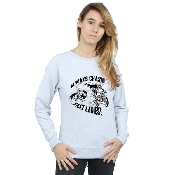 DC Comics Womens/Ladies Batman Always Chasin´ Sweatshirt