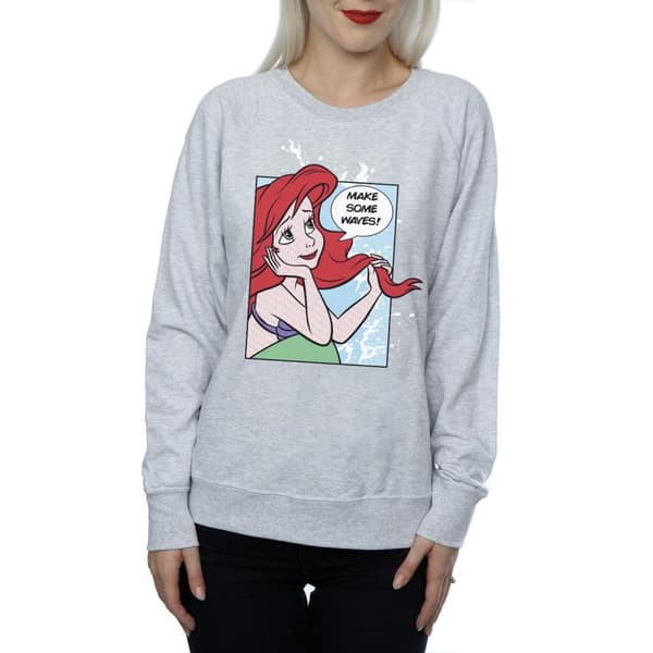 Disney Princess Womens/Ladies Ariel Pop Art Sweatshirt