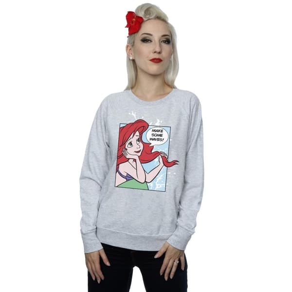 Disney Princess Womens/Ladies Ariel Pop Art Sweatshirt