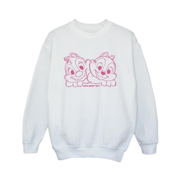 Disney Pojkar Chip ´n´ Dale Nuts About You Sweatshirt White 7-8 Years