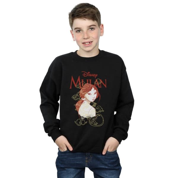 Disney Pojkar Mulan Dragon Sketch Sweatshirt