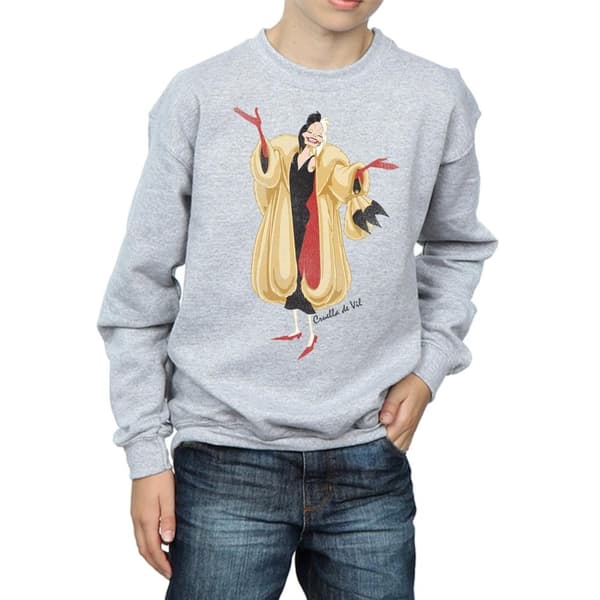 Disney Boys 101 Dalmatians Classic Cruella De Vil Sweatshirt