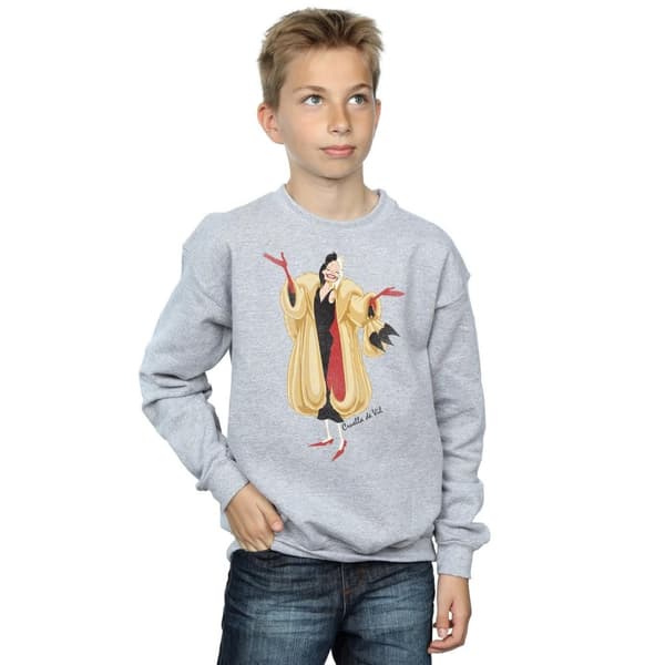 Disney Boys 101 Dalmatians Classic Cruella De Vil Sweatshirt