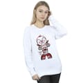 Miniatyrbillede 2 af 3: Marvel Womens/Ladies Deadpool Love Beam Line Sweatshirt
